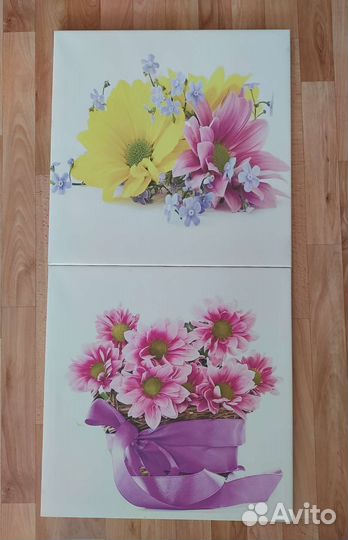 Картины. Цена за 2 шт.Размер 1 картины 50х50 см
