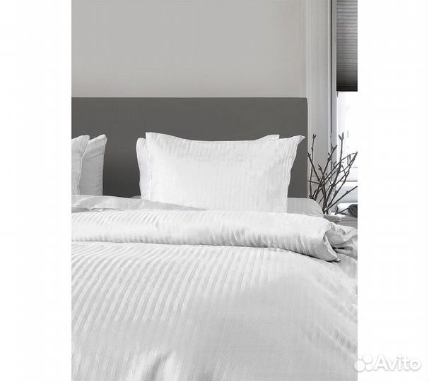 Постельное белье GoodNight Страйп-сатин 1,5 сп. (с