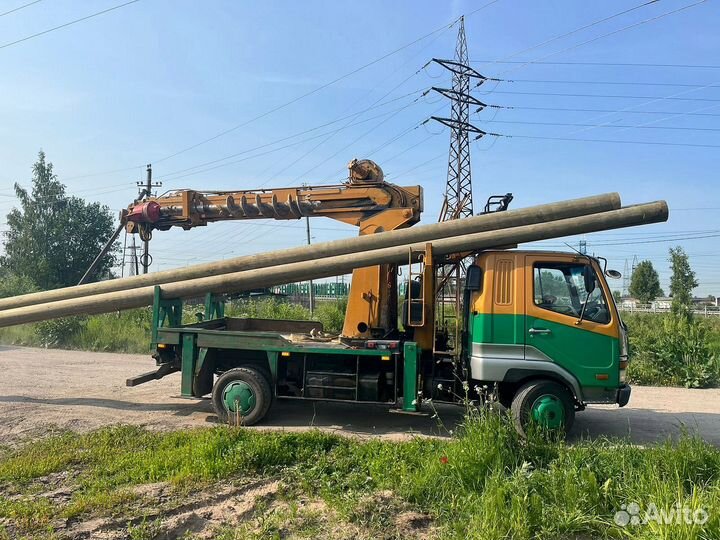 Установка опор лэп