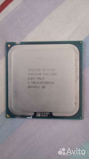 Процессор Intel pentium e5400. Dual Core