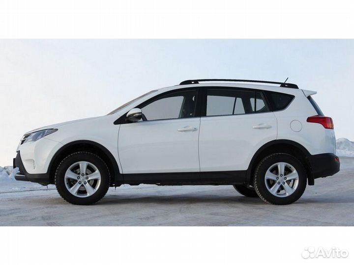 Рейлинги на крышу Toyota Rav4 IV 2012-2019 апс Чёр