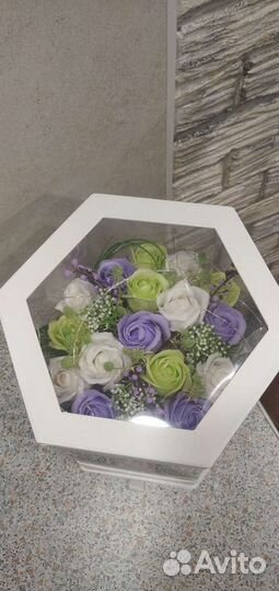 Букеты композиции из мыльных роз