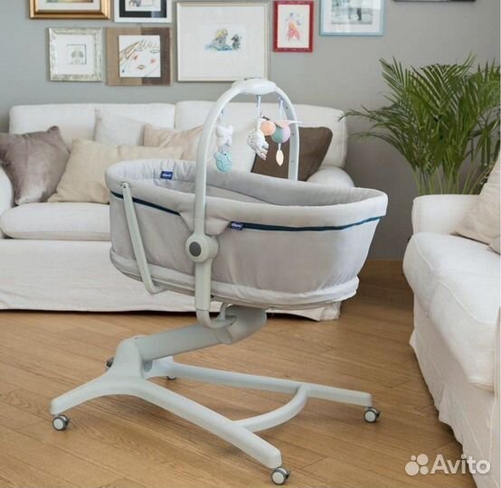 Chicco кровать-стульчик Baby Hug 4in1 Glacial