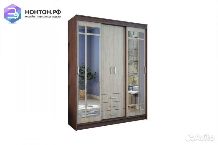Шкаф-купе Лорд ясень шимо