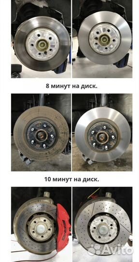 Проточка тормозных дисков на авто