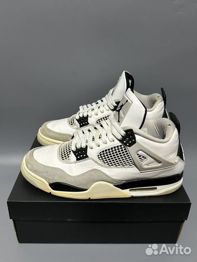 Кроссовки Air Jordan 4 Retro Military Black ориг