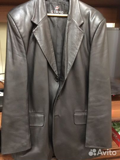 Кожаный пиджак
