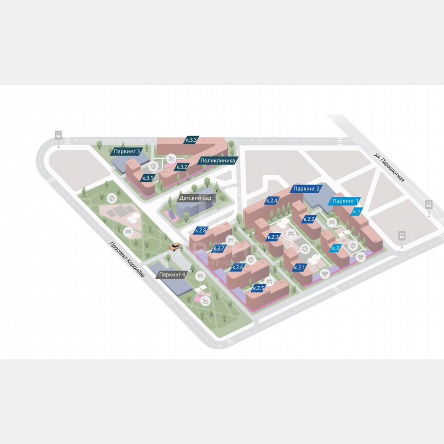 Квартира-студия, 26,6 м², 6/18 эт.