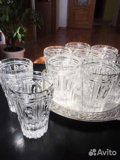 Хрустальные стаканы СССР