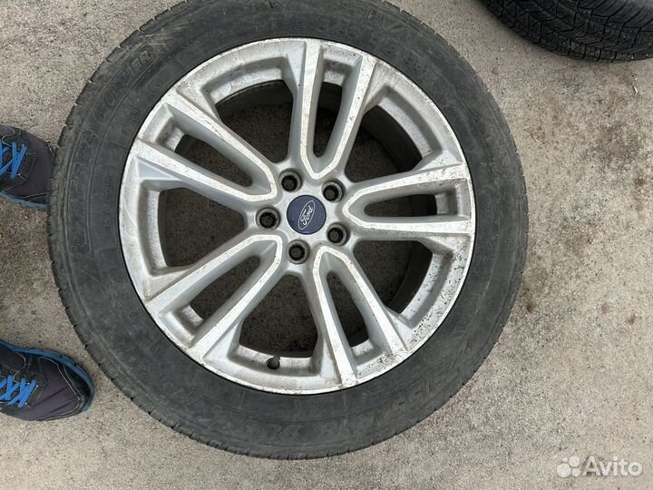 Шины бу 225/55 r18 в комплекте с дисками