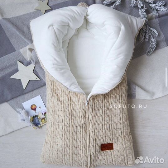 Зимний конверт в коляску