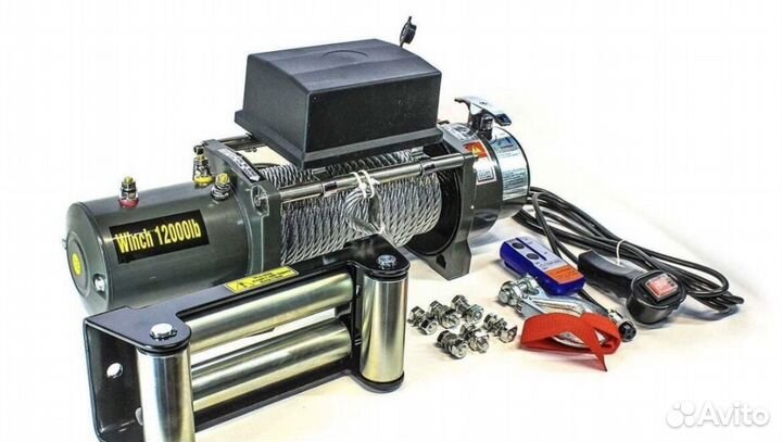 Лебедка electric winch 12000/12v сталь-5500 тон
