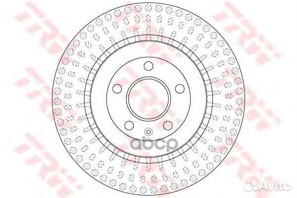Диск торм.зад.audi A4 2.0 TDI 11 330x22