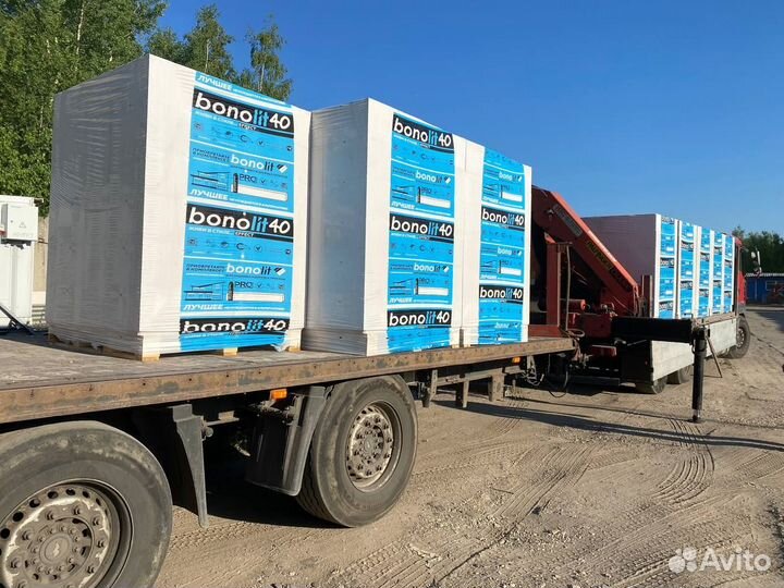 Газосиликатные блоки Бонолит с завода