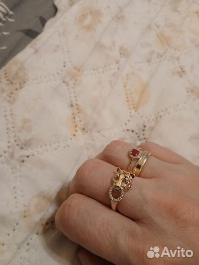 Кольцо с бриллиантами