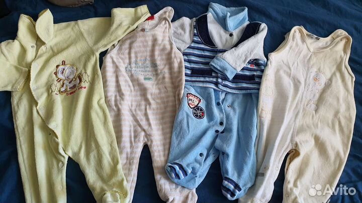 Вещи пакетом для мальчика с рождения