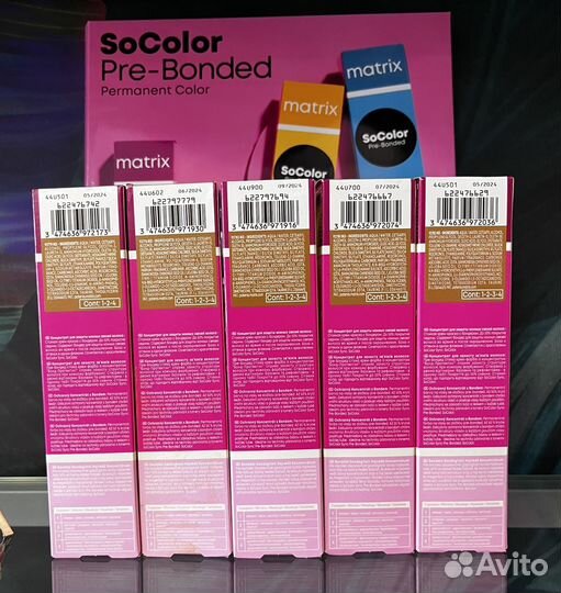 Matrix SoColor Pre-bonded стойкая крем-краска 90мл