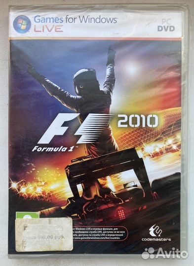 F1 2010 / Formula 1 PC sealed DVD Box