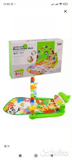 Развивающий коврик с пианино