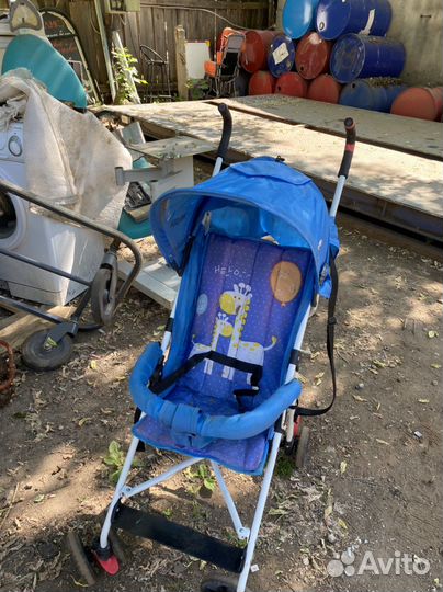 Коляска прогулка трость