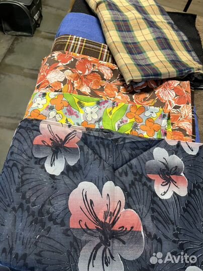 Ткань отрезы 8 штук. Цена за все