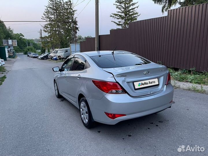 Hyundai Solaris 1.4 AT, 2015, 164 000 км