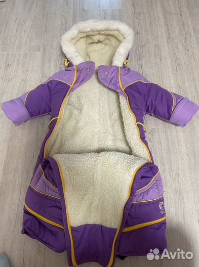 Зимний комбинезон для девочки