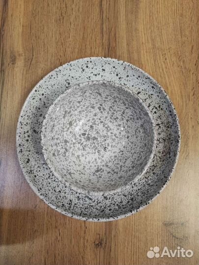 Керамическая посуда ручной работы покрытия Гранит