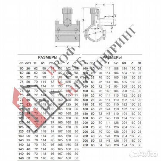 Седелка электросварная пэ100 Дн 75х20 Ру16 SDR11 с