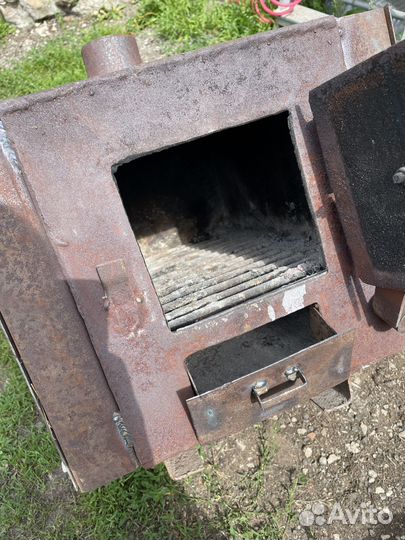 Печь буржуйка конвекционная с трубой