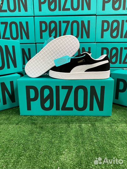 Puma Suede XL Черные оригинал Poizon