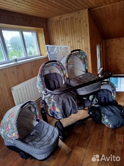 Коляска для двойни 2 в 1