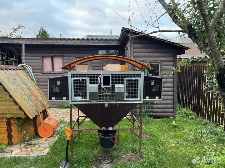 Клетка для кроликов с маточником