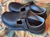 Строительные защищенные сандалии новые кожаные