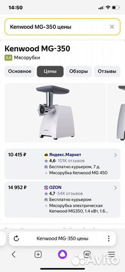 Мясорубка электрическая новая