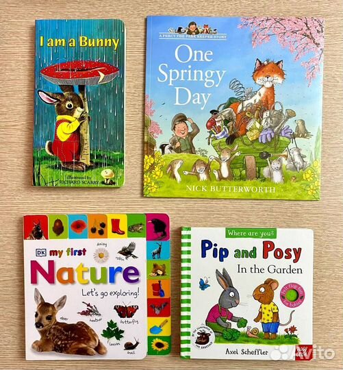 Детские книги о весне на английском языке