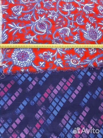 Ткань отрез фланель