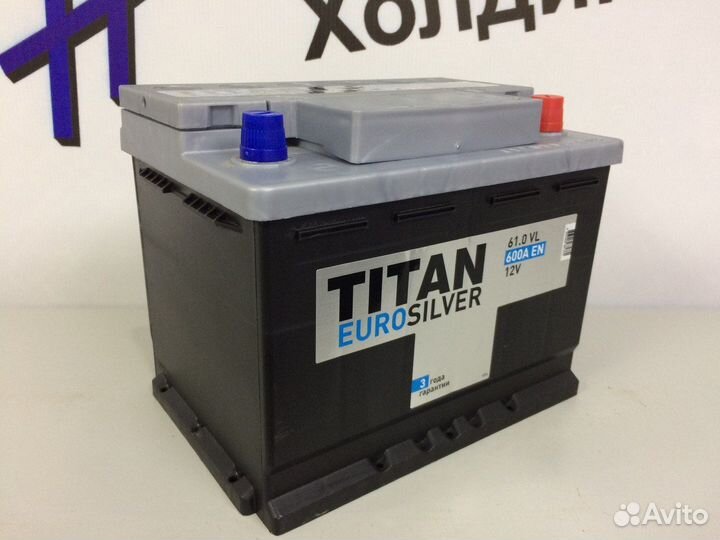 Аккумулятор Titan Euro Silver 61 Ah