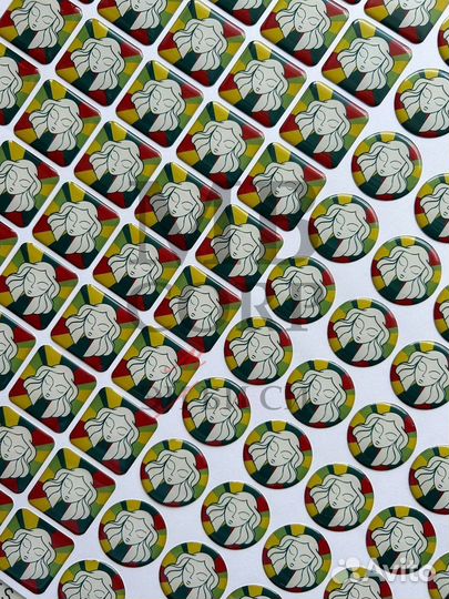 3D стикеры с вашим дизайном оптом