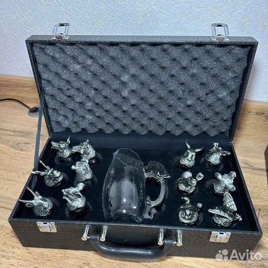 Подарочный набор рюмки-перевертыши новые
