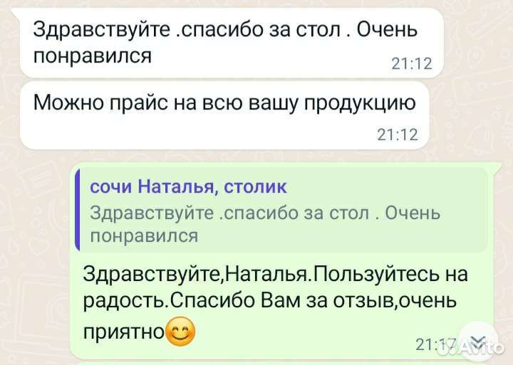 Журнальный столик круглый