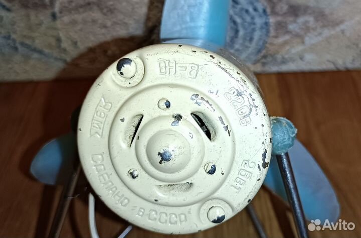 Винтажный настольный Вентилятор вн-8 эпоха СССР