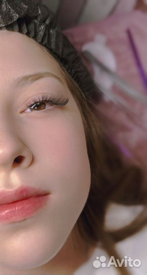 Наращивание ресниц на дому