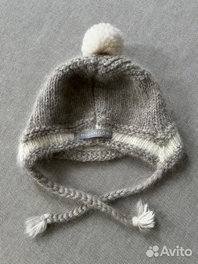 Шапка детская теплая пух кролика