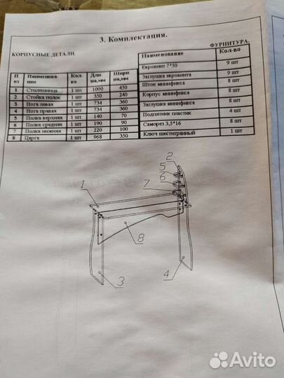 Маникюрный столик