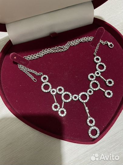 Набор комплект колье+серьги