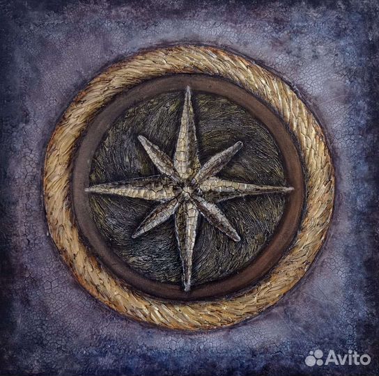 Картина фактурная на холсте