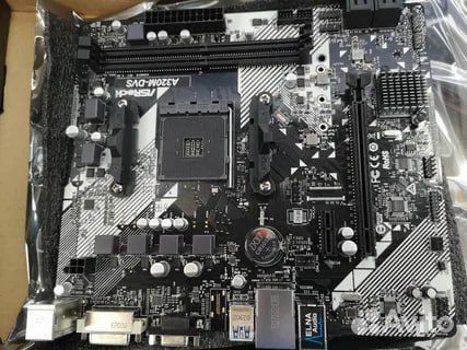 Материнская плата ам4 ASRock a320