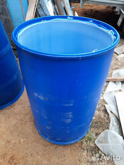 Бочка пластиковая 200л бу