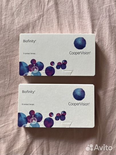 Линзы контактные biofinity